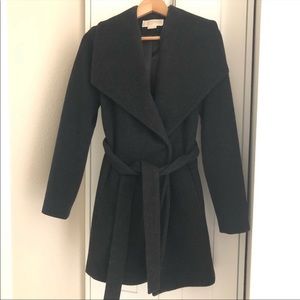Michael Kors Wool Blend Wrap Coat